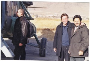 kaboul, nov 2001, arrivée de Roucaute avec l'Alliance du Nord
